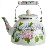 EM-1348 Чайник эмалированный с керамической ручкой 5,0л.