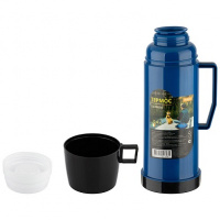 Термос в пластиковом корпусе со стеклянной колбой CALOROSO, 0,4 л