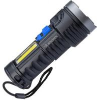Фонарь светодиодный КОСМОС KOC115Lit аккум/3ВтLED+3ВтCOB/Li-ion 18650 1200mAh/ABS-пл/индикатор/USB(1