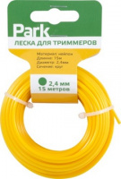 Леска нейлон  для триммеров Park 2,4мм 15м круг
